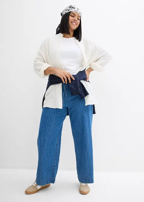 Pull on-Wide Leg-jeans, bonprix