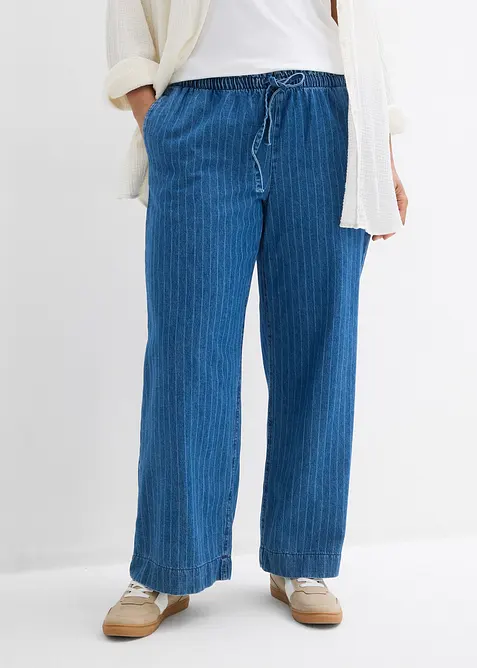 Pull on-Wide Leg-jeans, bonprix