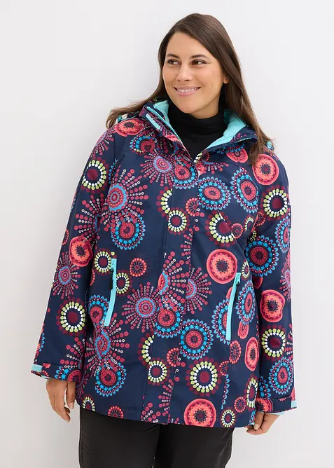 3-i-1-funksjonsjakke  med hette, vanntett, bonprix