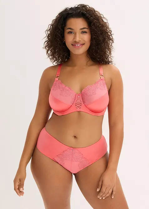 Spile-BH med blomsterbroderi med glitter, bonprix