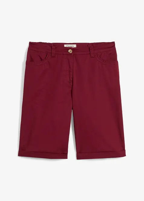 Papertouch-bermudashorts i bomull med komfortlinning, bonprix