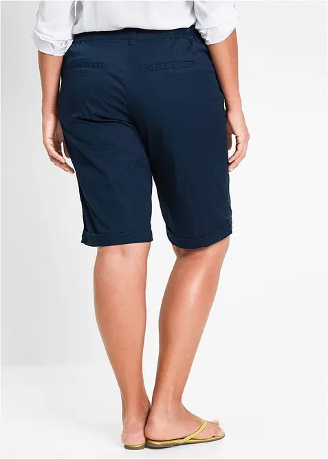 Papertouch-bermudashorts i bomull med komfortlinning, bonprix