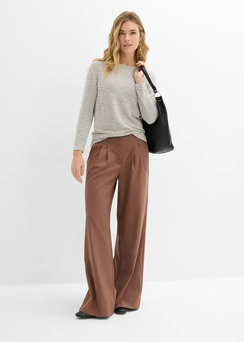 Topp av myk viskosemiks, bonprix