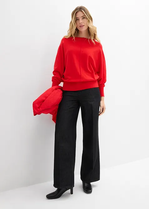 Genser med flaggermusermer, bonprix