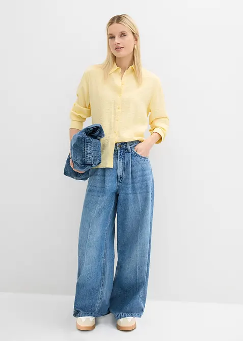 Super Wide Leg-jeans, bonprix