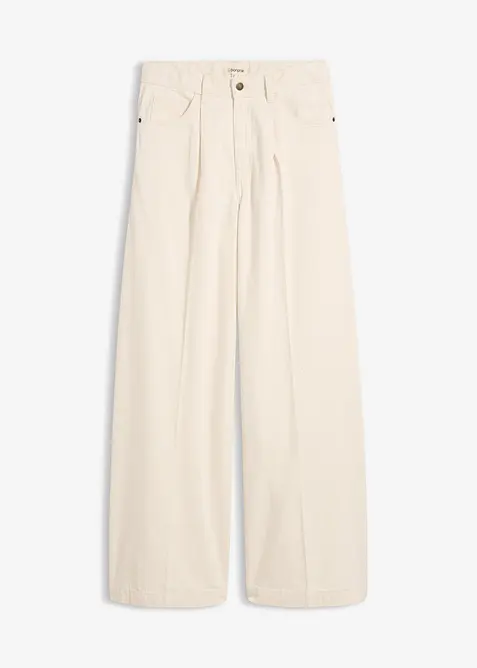 Super Wide Leg-jeans, bomull, bonprix