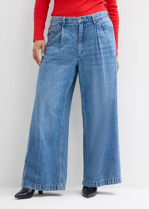 Super Wide Leg-jeans, bonprix