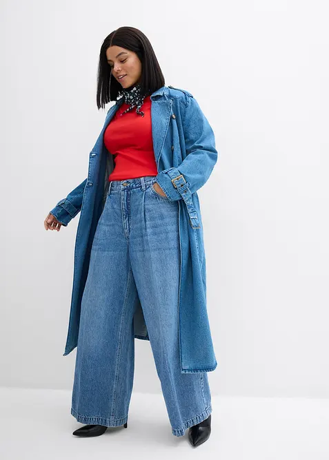 Super Wide Leg-jeans, bonprix