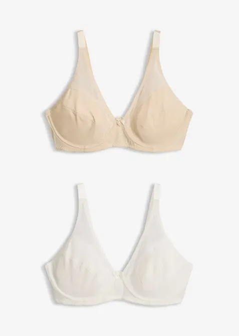 Spile-BH med mesh (2-pack), bonprix