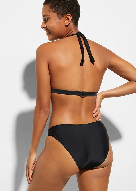 Halterneck-bikini med ringpynt, bonprix