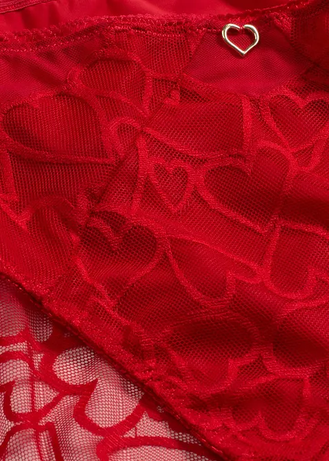 Maxitruse med delikat blonde, bonprix