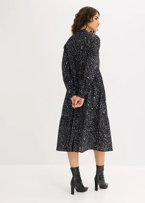 Midikjole i 100% bomull, bonprix