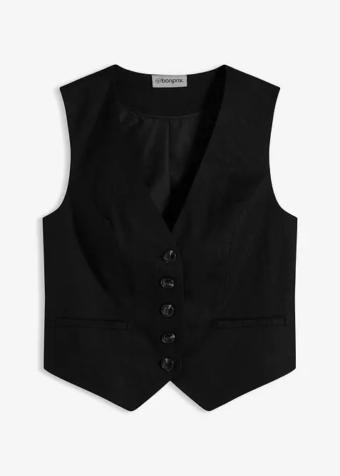 Vest i lett viskosemiks, bonprix