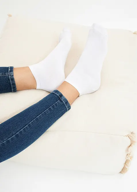 Sneakerssokker med &oslash;kologisk bomull (20-pack), bonprix