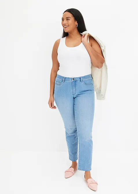 Straight-jeans Mid Waist, stretch, bonprix