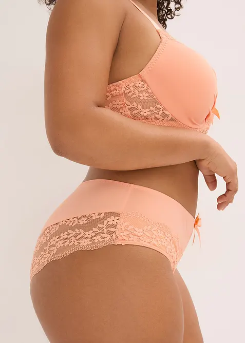 Panty med blomsterblonde, bonprix
