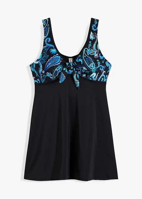 Lang tankini topp med brede stropper, bonprix