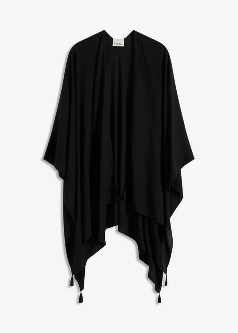 Lett sommerponcho i 100% viskose, bonprix