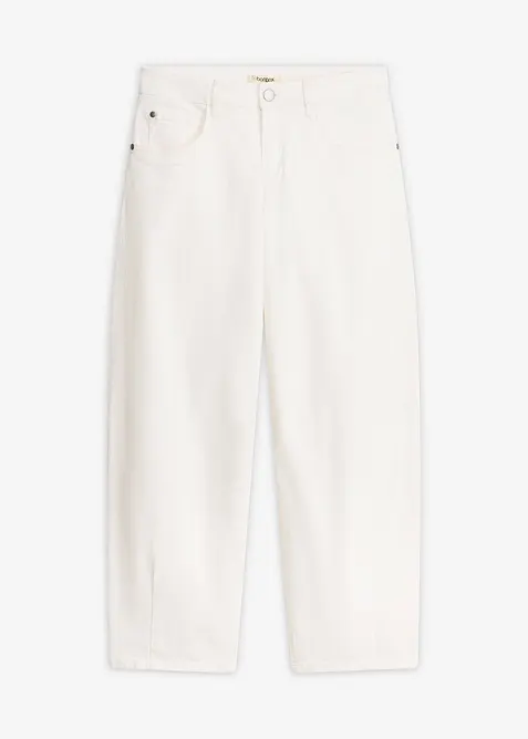Twillbukse i bomull med stretch, bonprix