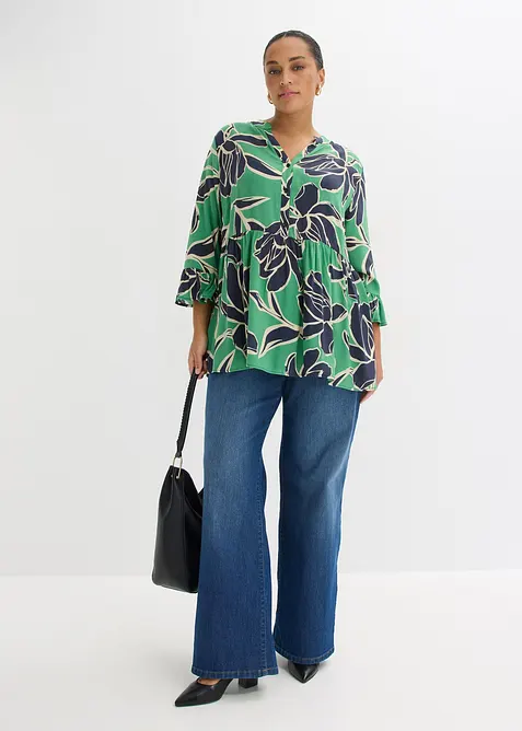 Tunikabluse i lett viskose, bonprix
