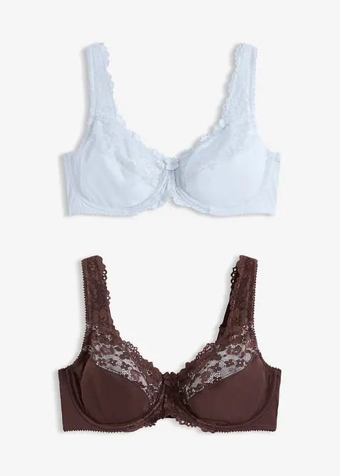 Minimizer-BH med polstrede stropper (2-pack), bonprix