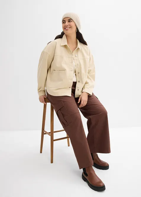 Skjortejakke i 100% bomull, bonprix