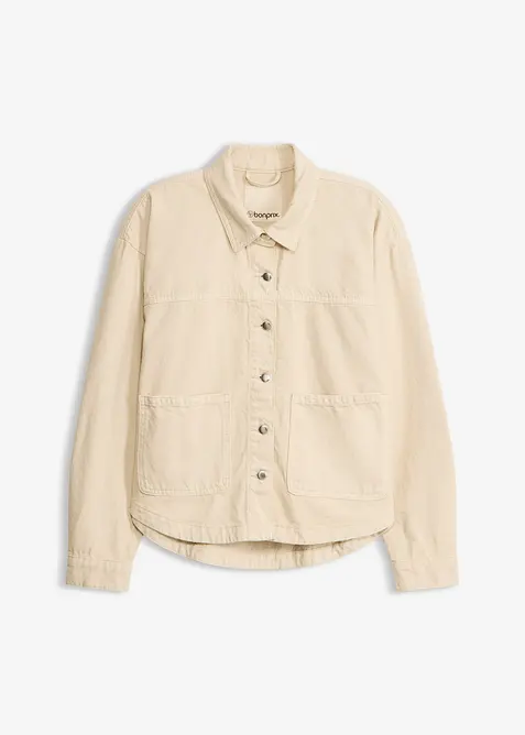 Skjortejakke i 100% bomull, bonprix