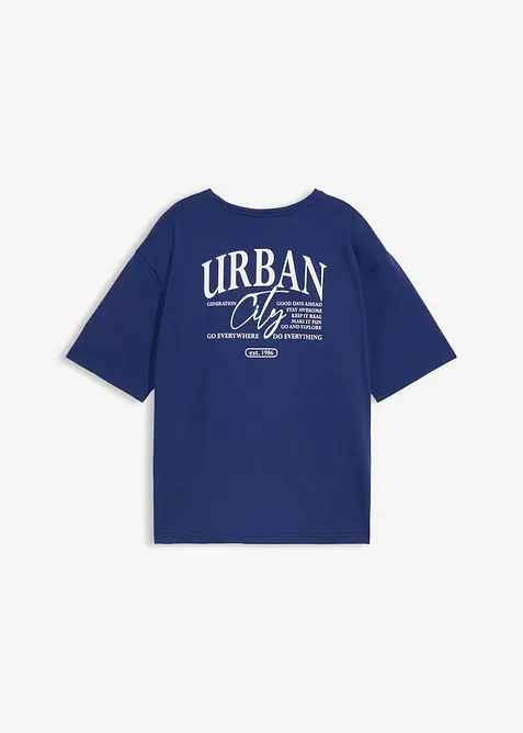 Oversized T-skjorte i 100% &oslash;kologisk bomull, bonprix