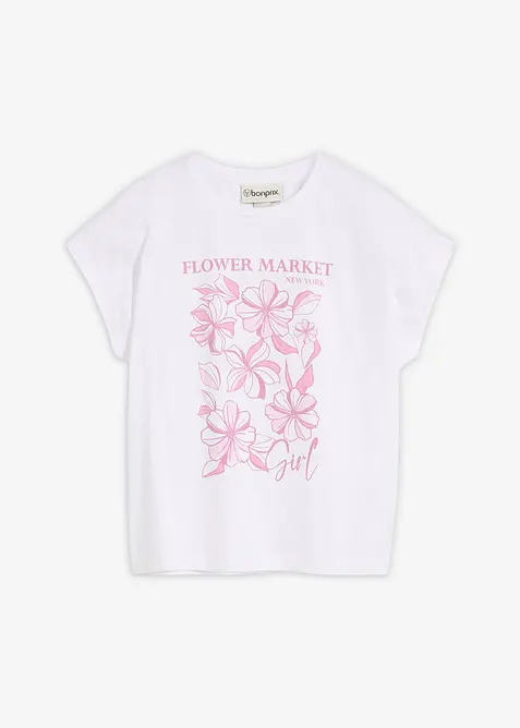 T-skjorte i 100% &oslash;kologisk bomull, bonprix