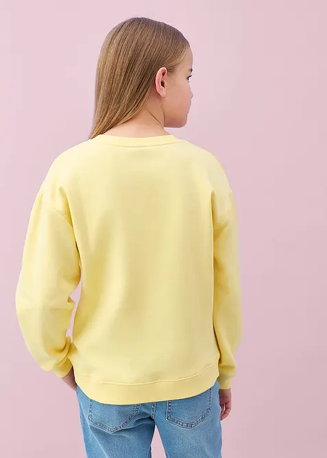 Sweatshirt i 100% &oslash;kologisk bomull, bonprix