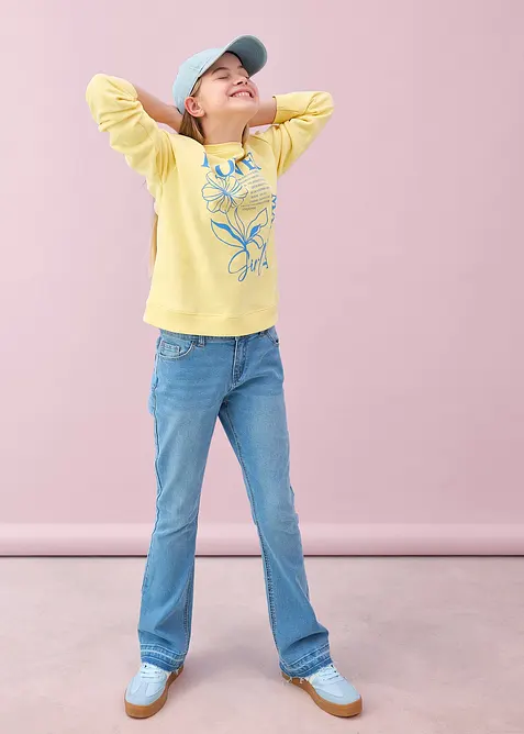 Sweatshirt i 100% &oslash;kologisk bomull, bonprix