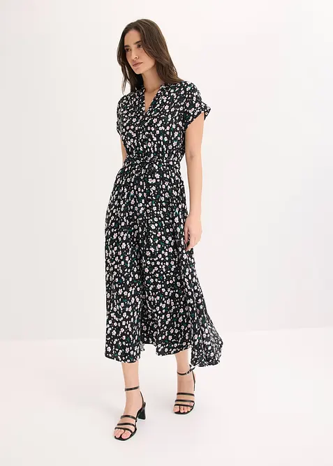 Skjortekjole i lett viskose, bonprix