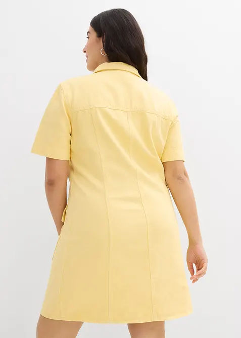 Minikjole i 100% bomull, bonprix