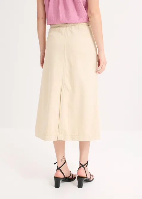 Twillskj&oslash;rt i 100% bomull, bonprix