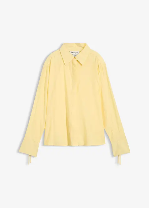 Skjorte i lett viskosemiks, bonprix