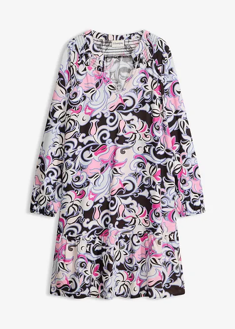 Tunikakjole i lett viskose, bonprix