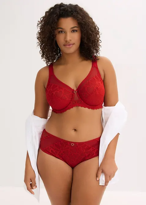 Maxitruse med delikat blonde, bonprix