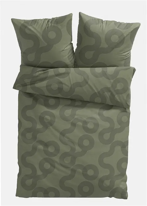 Sengesett med grafisk m&oslash;nster, bonprix