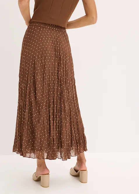 Chiffonskj&oslash;rt i chrash look, bonprix