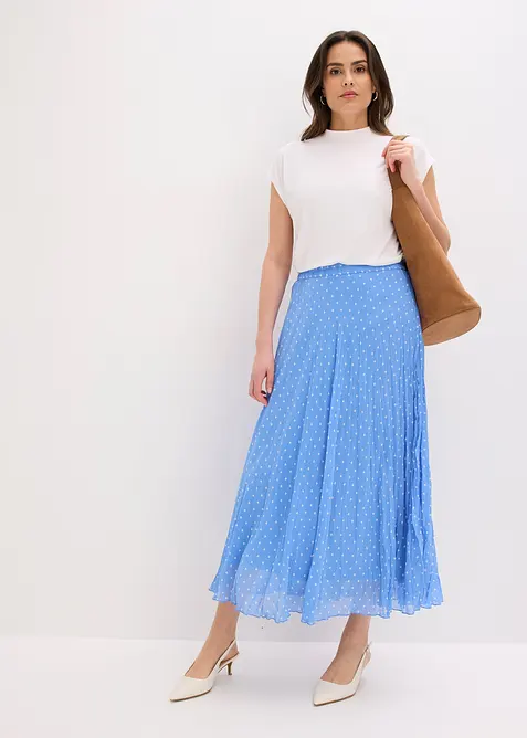 Chiffonskj&oslash;rt i chrash look, bonprix