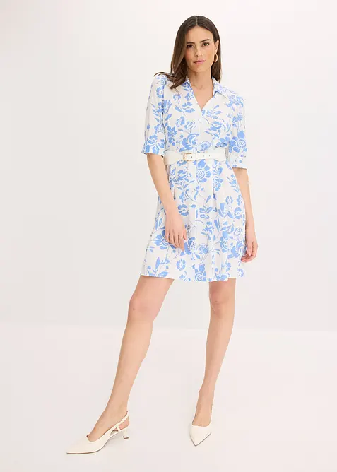 Skjortekjole i lett viskose, bonprix