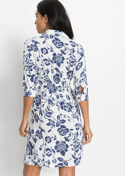 Skjortekjole i lett viskose, bonprix