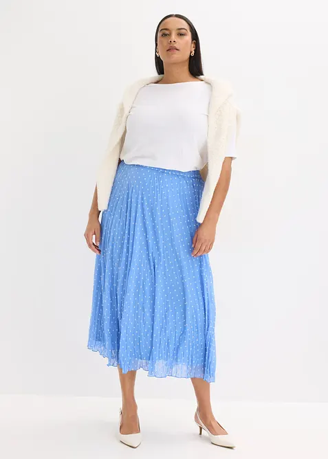 Chiffonskj&oslash;rt i chrash look, bonprix