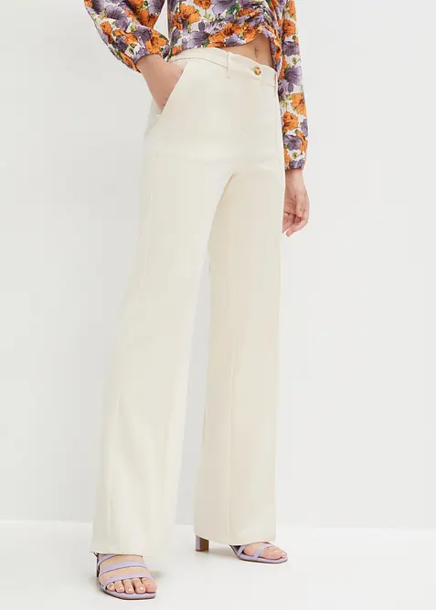 Utsvingt dressbukse, bonprix