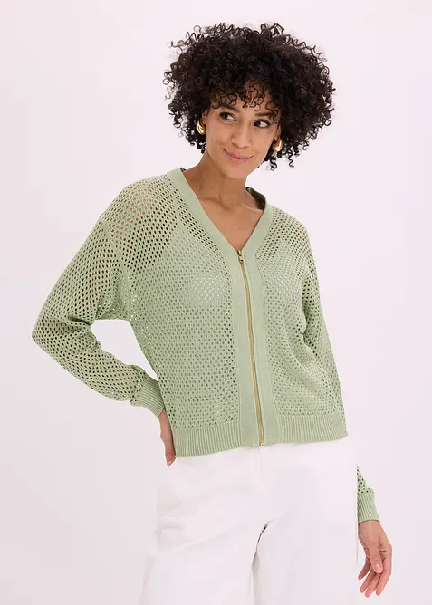 Strikkejakke, bonprix