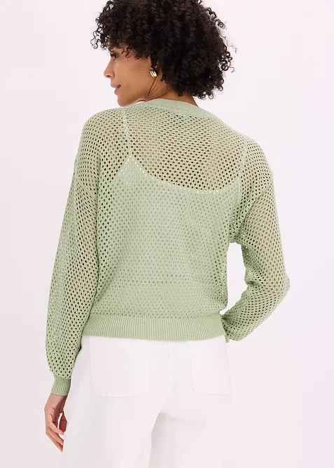 Strikkejakke, bonprix