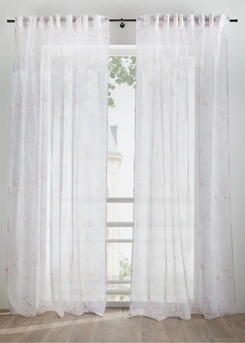 Gardin med blomsterm&oslash;nster (1-pack), bonprix