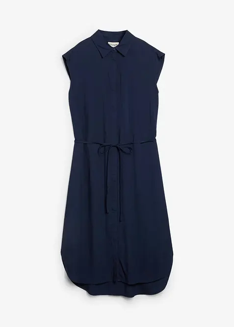 Skjortekjole i myk viskose, bonprix