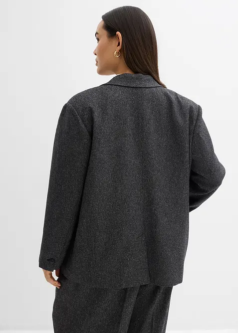 Oversized blazer i tynn viskosemiks, bonprix