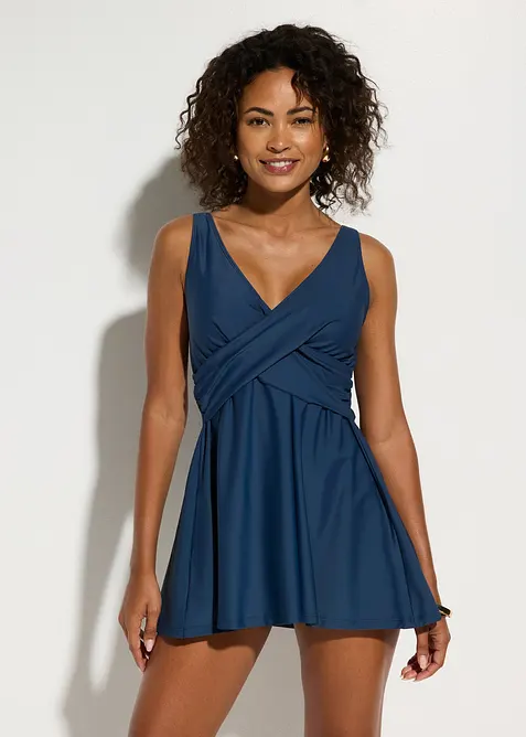 Lang tankini med V-hals, bonprix